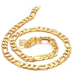Colier Placat Cu Aur De 18K Cu Font O Masculin, Performanță Fiabilă