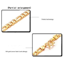 Colier Placat Cu Aur De 18K Cu Font O Masculin, Performanță Fiabilă