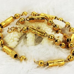 Colier Placat Cu Aur De 18K, Cu Model De Dragon Masculin De Înaltă Calitate
