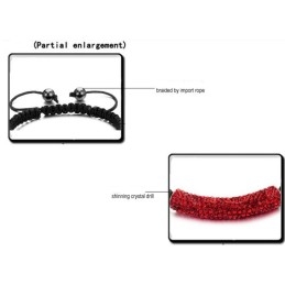 Brățară De Cristal În Formă De Sferă Pentru Femei, De Calitate Stabilă