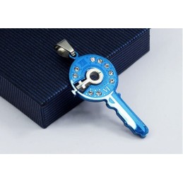 Pandantiv Din Titan În Formă De Cheie Principală Superb - Lanț Gratuit
