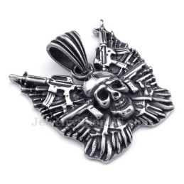 Colier Cu Pandantiv Din Craniu De Titan (Lanț Gratuit)