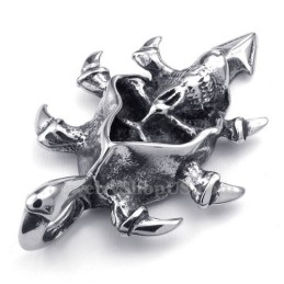 Colier Superb Cu Pandantiv Din Craniu Din Titan (Lanț Gratuit)