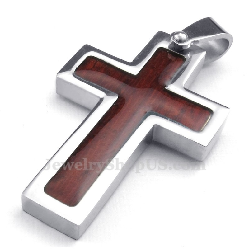 Colier Cu Pandantiv Cruce Din Titan (Lanț Gratuit) Colier Cu Pandantiv Cruce Din Titan (Lanț Gratuit)
