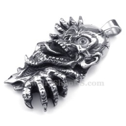 Colier Cu Pandantiv Black Eyes Din Titan Cu Craniu (Lanț Gratuit)