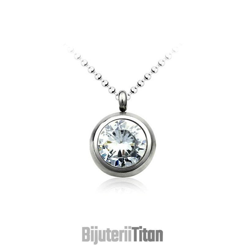 Pandantiv Din Titan La Modă Cu Diamant - Lanț Gratuit Pandantiv Din Titan La Modă Cu Diamant - Lanț Gratuit