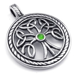 Colier Cu Pandantiv Din Titan Cu Nod Celtic (Lanț Gratuit)