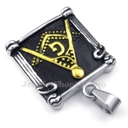 Colier Cu Pandantiv Masonic Din Titan (Lanț Gratuit)