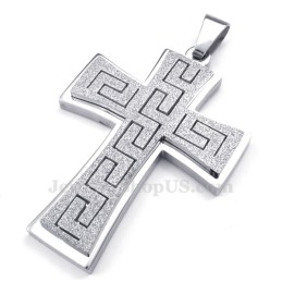 Colier Cu Pandantiv Cruce Din Titan (Lanț Gratuit)