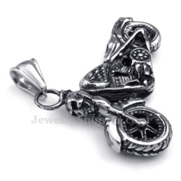 Colier Cu Pandantiv De Motocicletă Din Titan (Lanț Gratuit)