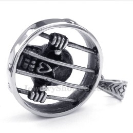 Colier Cu Pandantiv Din Titan Cu Craniu (Lanț Gratuit)