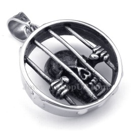 Colier Cu Pandantiv Din Titan Cu Craniu (Lanț Gratuit)