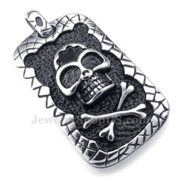 Colier Cu Pandantiv Din Titan Cu Craniu Cards (Lanț Gratuit)