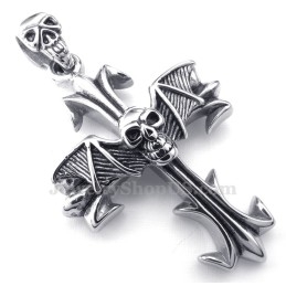 Colier Cu Pandantiv Din Craniu De Titan (Lanț Gratuit)