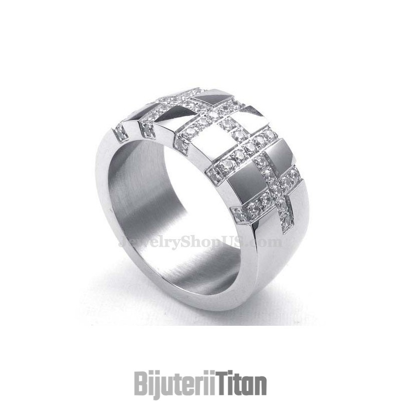 Inel Cruce Din Titan