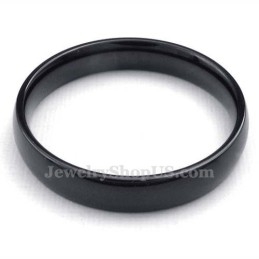 Inel Neted Din Titan Negru De 4 Mm