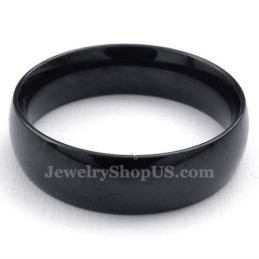 Inel Neted Din Titan Negru De 6 Mm