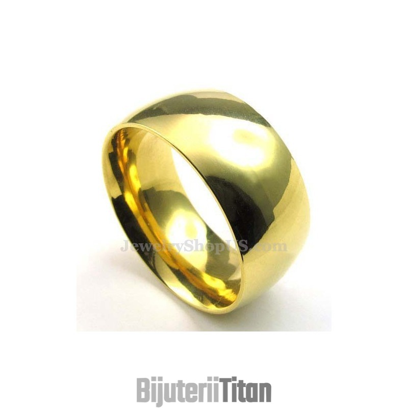 Inel Rotund Din Titan Auriu De 10 Mm Inel Rotund Din Titan Auriu De 10 Mm