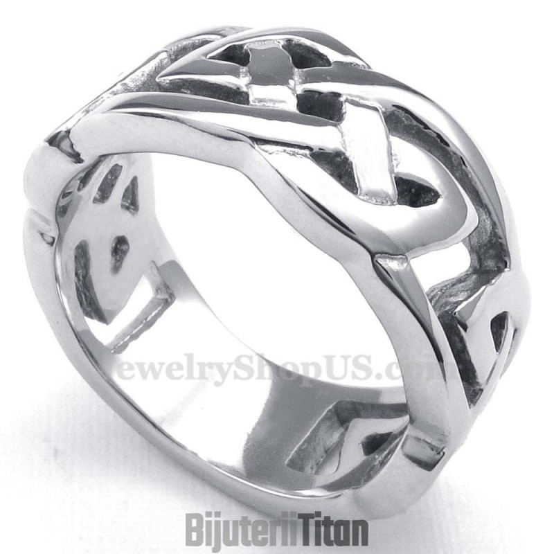 Inel De Titan Cu Ciocanul Lui Thor