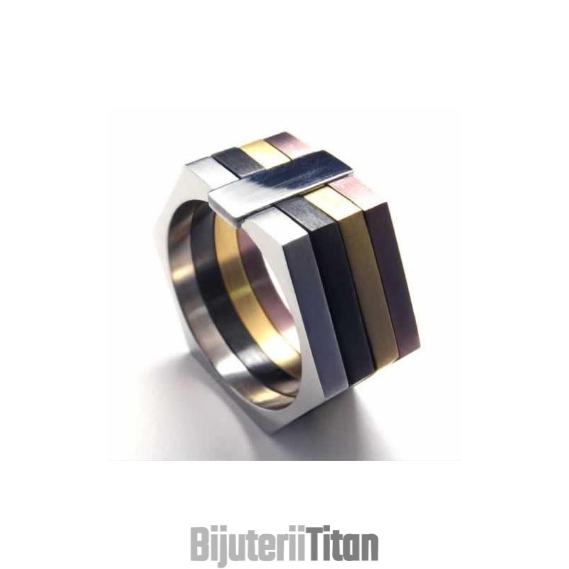 Inel De Titan Hexagonal De 11 Mm Inel De Titan Hexagonal De 11 Mm