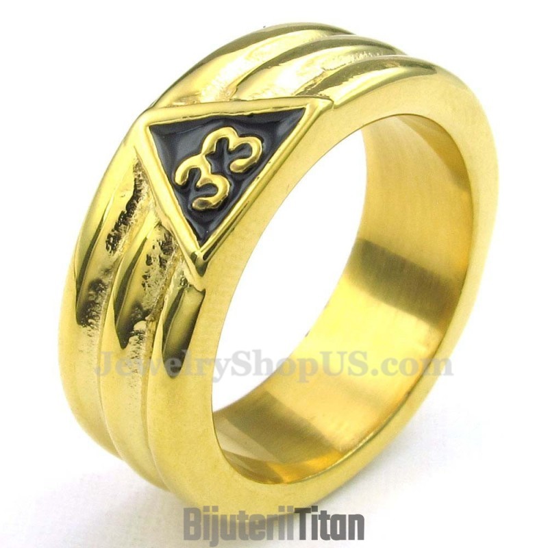 Inel Masonic Din Titan, Aur Inel Masonic Din Titan, Aur
