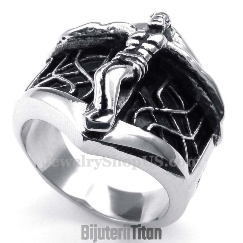 Inel De Titan Cu Formă De Pânză De Păianjen, Iisus