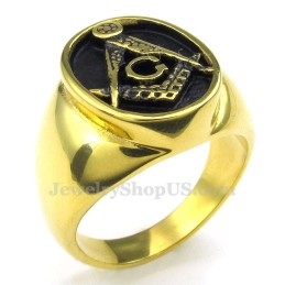 Inel Masonic Din Titan, Aur