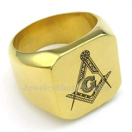 Inel Masonic Din Titan, Aur