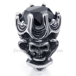 Inel Din Titan Cu Zirconiu Negru