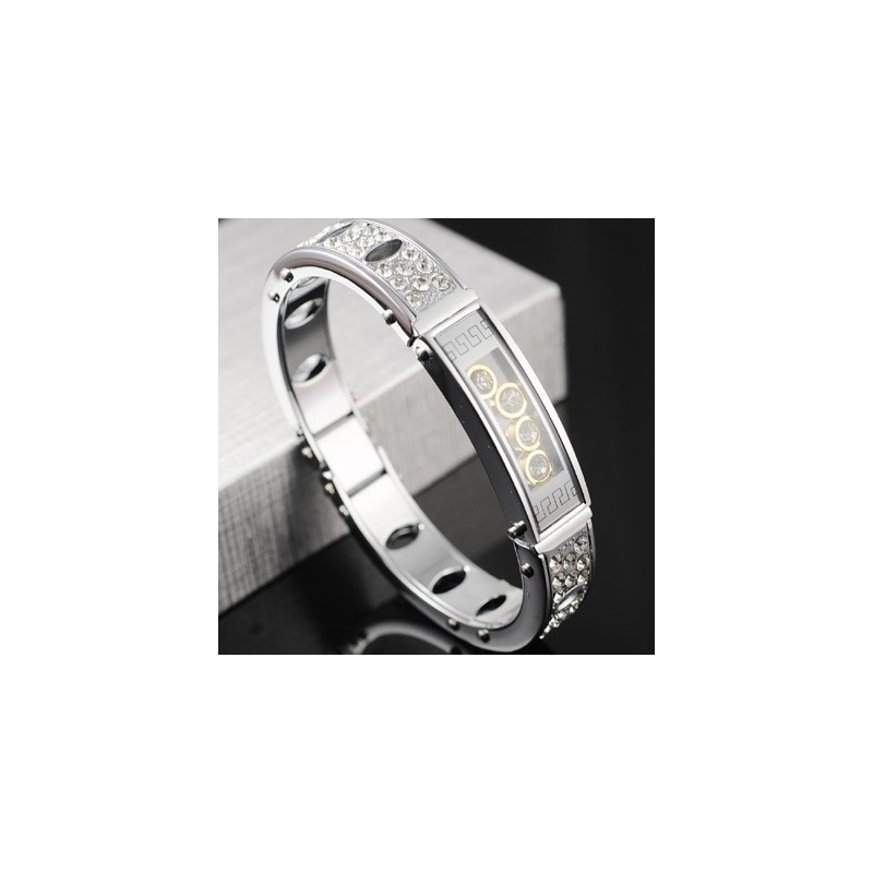 Brățări Bărbătești Din Titan Cu Diamante Brățări Bărbătești Din Titan Cu Diamante
