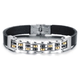 Brățară Din Piele De Titan Pentru Bărbați, Vânzare Fierbinte, C839