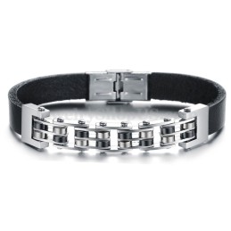 Brățară Din Piele De Titan Pentru Bărbați, Vânzare Fierbinte, C839