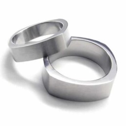 Inel Unisex Din Titan Pur De 5 Mm