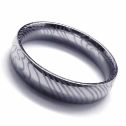 Inel De Titan Din Argint De 4 Mm Pentru Femei