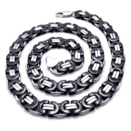 Colier Din Titan Negru