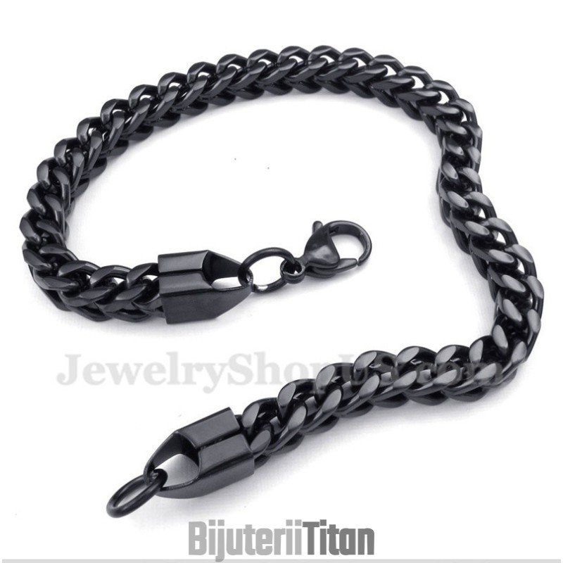 Brățară Bărbătească Din Titan Negru Brățară Bărbătească Din Titan Negru