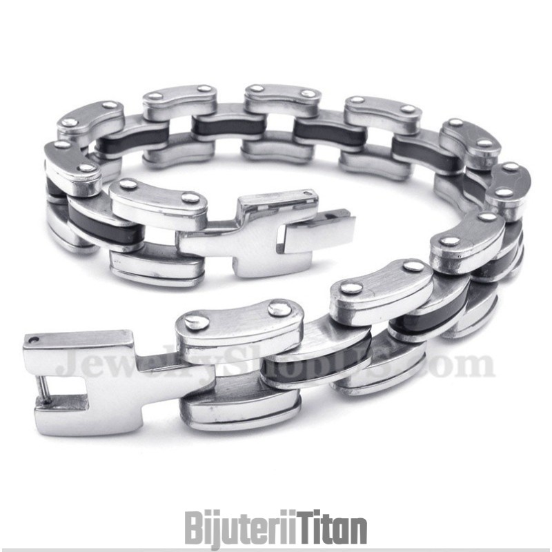 Brățară Bărbătească Din Titan Negru