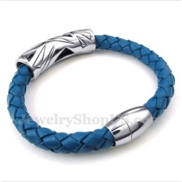 Brățară Din Piele Și Titan Pentru Bărbați