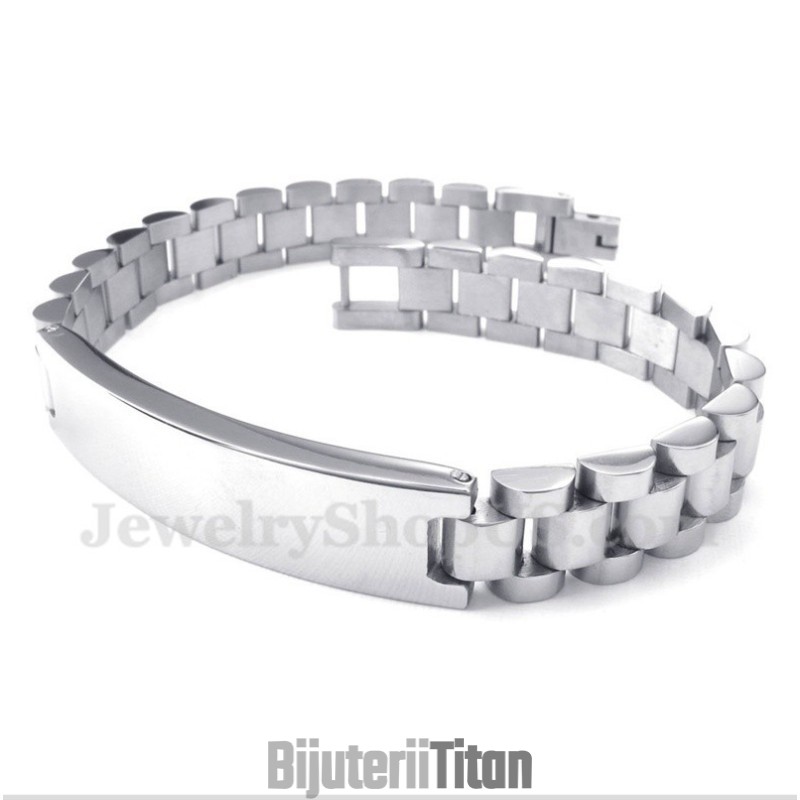 Brățară Bărbătească Din Titan Cu Cristal Brățară Bărbătească Din Titan Cu Cristal