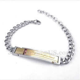 Brățară Bărbătească Din Titan Cu Diamante Pentru Cupluri, Pentru Ea