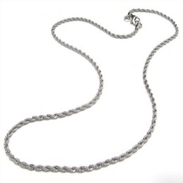 Colier Cu Lanț Din Titan Cu Valuri Delicate De 20,1 Inci