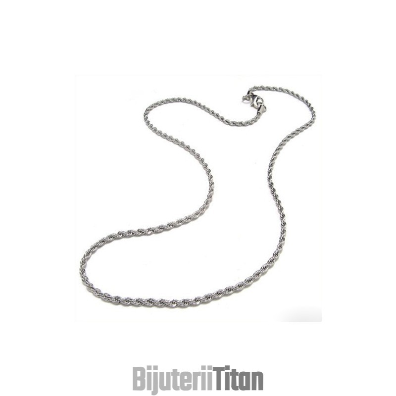 Colier Cu Lanț Din Titan Cu Valuri Delicate De 20,1 Inci Colier Cu Lanț Din Titan Cu Valuri Delicate De 20,1 Inci