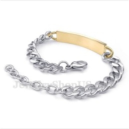 Brățară Bărbătească Din Titan Cu Cifre Romane Și Diamante