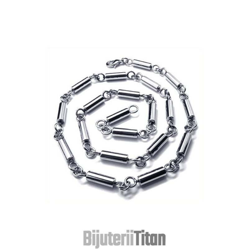 Colier Cilindric Din Titan De 19,7 Inci Colier Cilindric Din Titan De 19,7 Inci