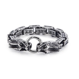 Bijuterii Cool Cu Cap De Dragon Din Titan Pentru Bărbați, Vintage, Cu Model De Tide, Pentru Bărbați, Brățări Din Titan Cu Dragon