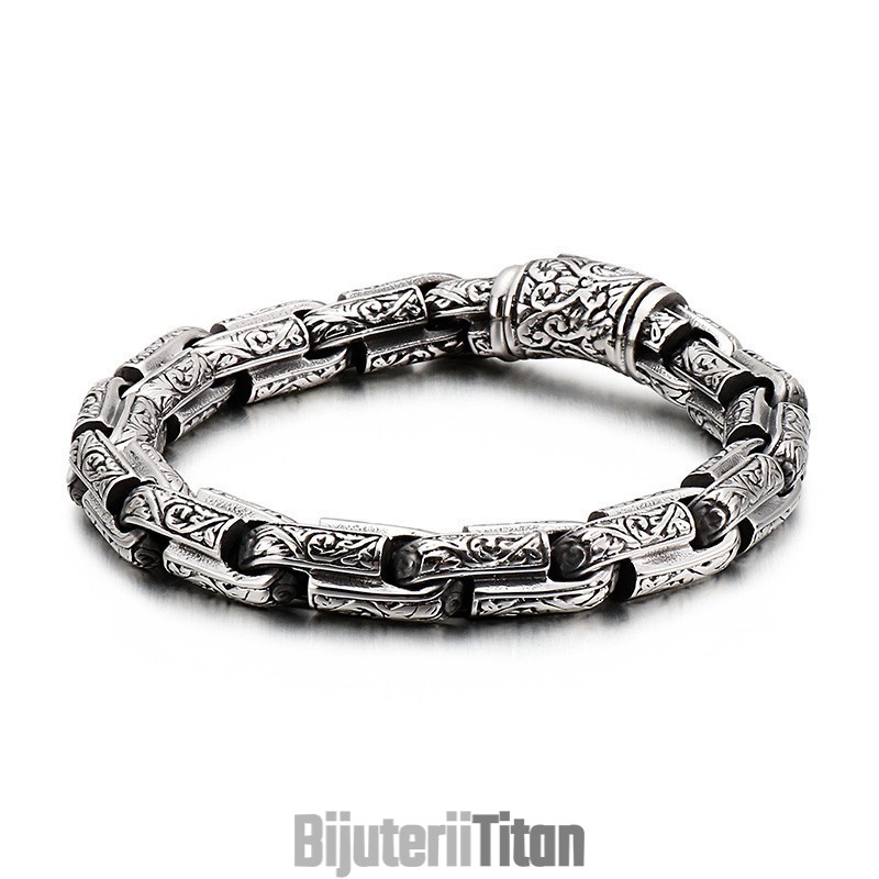 Brățară De Dragon Din Titan Cu Cap De Dragon Cool La Modă Pentru Bărbați, Vintage, La Modă, Pentru Bărbați, Turnată În Titan, Pe Brățară De Dragon Din Titan Cu Cap De Dragon Cool La Modă Pentru Bărbați, Vintage, La Modă, Pentru Bărbați, Turnată În Titan, Pe