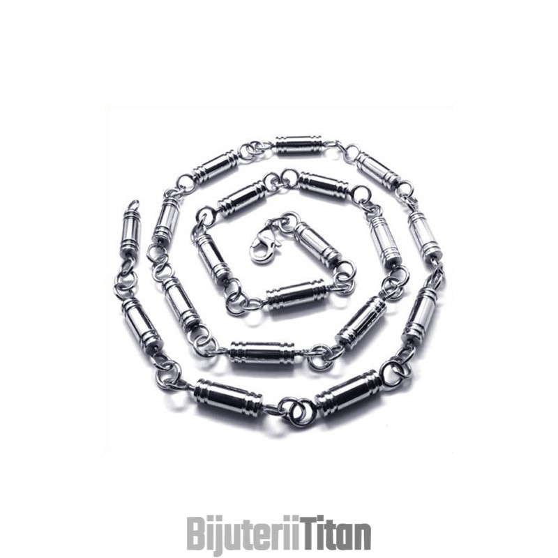 Colier Cilindric Din Titan De 21,7 Inci Colier Cilindric Din Titan De 21,7 Inci