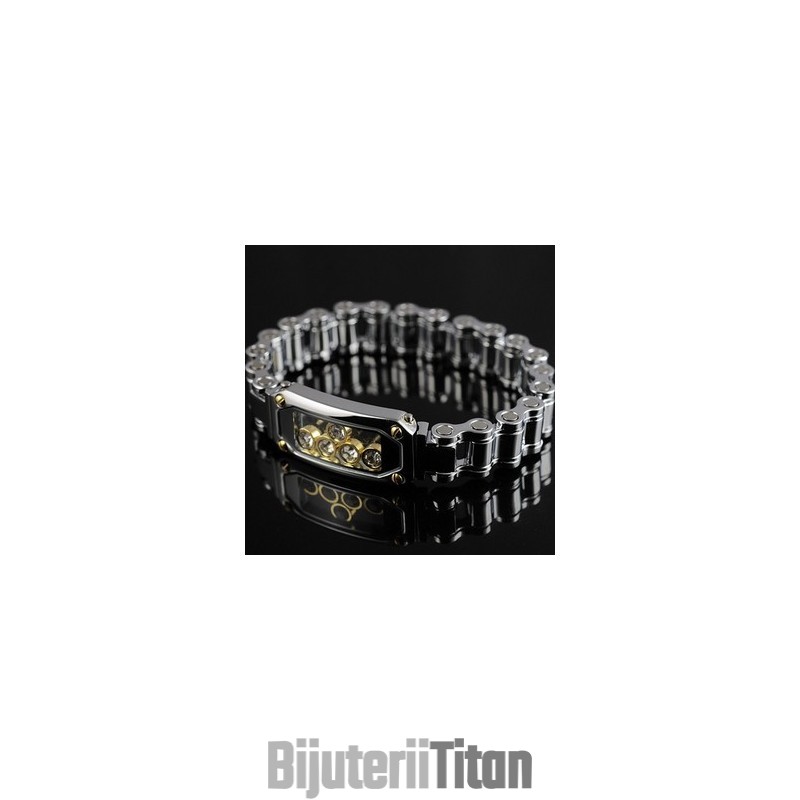 Brățări Bărbătești Din Titan Cu Diamante Brățări Bărbătești Din Titan Cu Diamante
