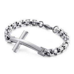 Brățară Titanium Tide Pentru Bărbați Brățară Titanium Tide Cu Cruce Pătrată Pentru Bărbați Accesorii Tide Pentru Bărbați