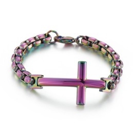 Brățară Titanium Tide Pentru Bărbați Brățară Titanium Tide Cu Cruce Pătrată Pentru Bărbați Accesorii Tide Pentru Bărbați